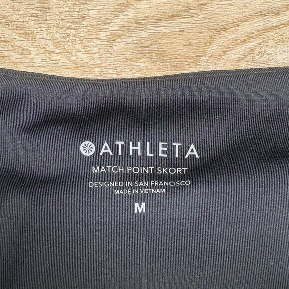 Athleta Match Point Skort Women’s M Color Black - Picture 3 of 7